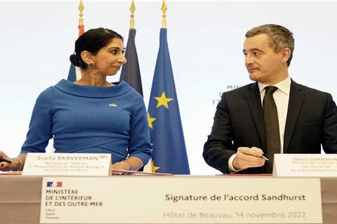 UK & France sign landmark £63m deal to stop migrants crossing Channel as Rishi hails deployment ..