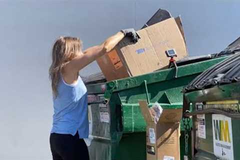 Dumpster Diving- Employees tried to cover it up!