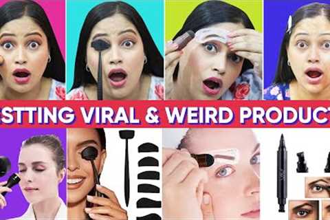 🤪 Testing out most Viral & Weird Beauty Gadgets U Must Try| Best Amazon Finds *Unbelievable..