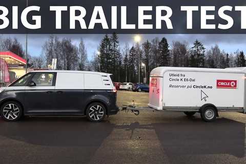 VW ID Buzz Cargo range test with trailer part 2