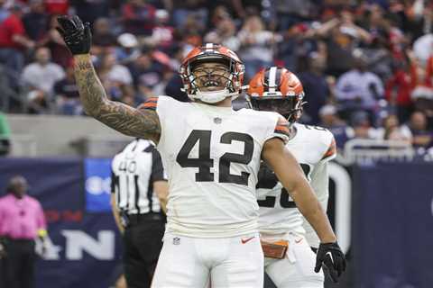 Tony Fields under Cleveland Browns with stocks rising