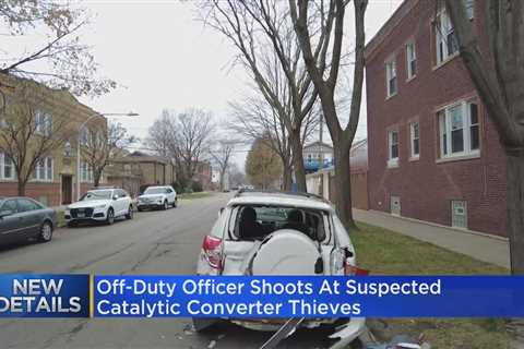 Cars wrecked as catalytic converter thieves book it from Irving Park