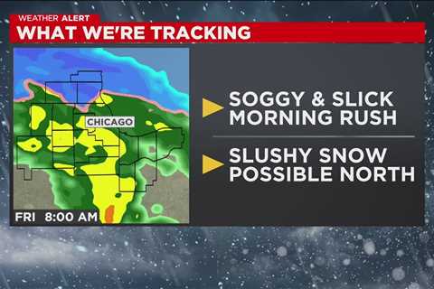 Chicago First Alert Weather: Soggy and slick morning rush