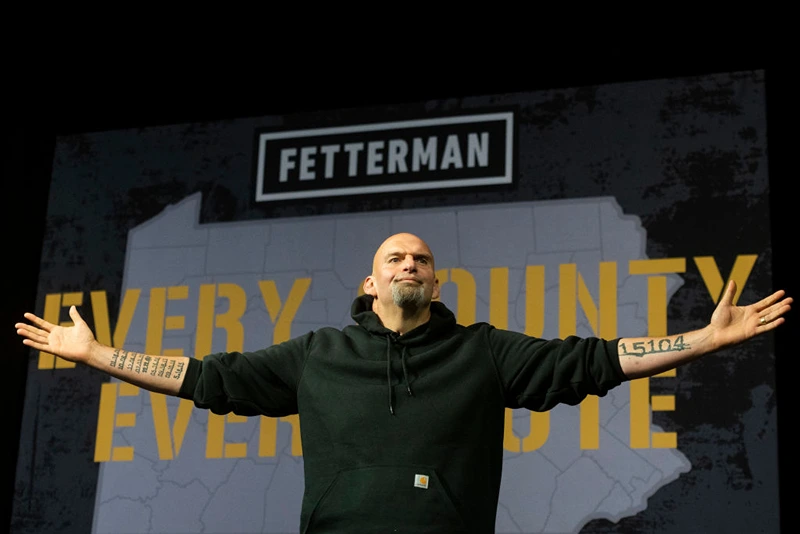 NYT declares John Fetterman as one of the “most stylish” people of 2022