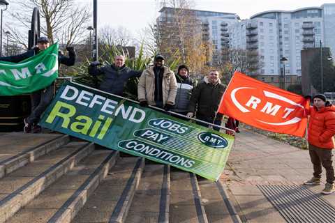 Fresh 48-hour rail strikes spark chaos on roads as Christmas getaway begins