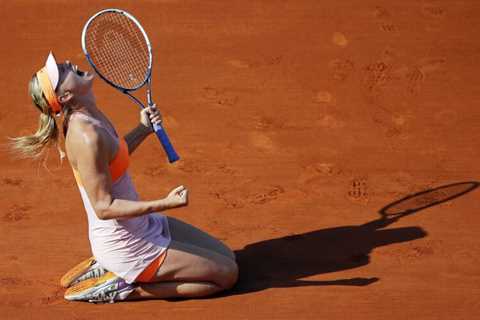 Sharapova retired from tennis at the age of 32 with 5 Slam titles