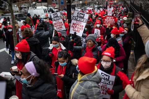 More Than 7,000 Nurses Go on Strike at Two NYC Hospitals