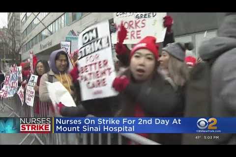 Striking nurses get loud at Mount Sinai Hospital