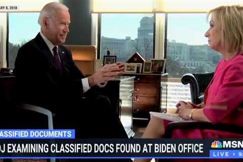 More Lies: Biden Falsely Claimed in 2018: “I Don’t Have Access to Classified Information” – While..