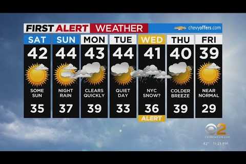 First Alert Forecast: CBS2 1/20 Nightly Weather at 11PM