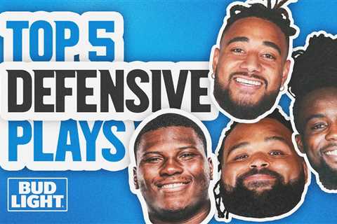 Big Man Interceptions! Panthers Top 5 Defensive Plays | 2022 Season