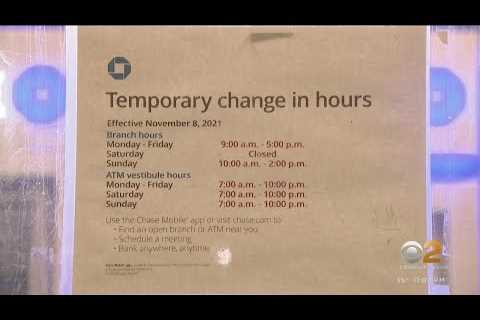 Chase Bank announces some ATMs will close at night