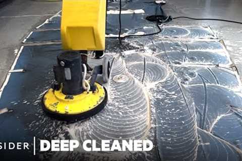 How A Moldy Boat Cover Is Deep Cleaned | Deep Cleaned | Insider