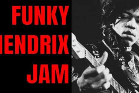 Funky Jimi Hendrix Jam | Guitar Backing Track (A Minor)