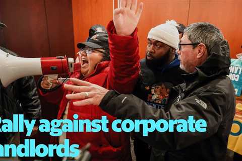 Rally against corporate landlords