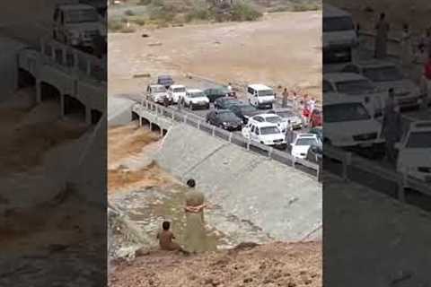 Unexpected Flood Completely Submerges Road