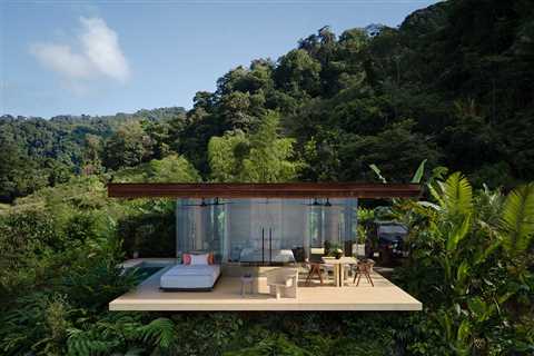 Two Levitating, Rammed Earth Villas in a Costa Rican Jungle