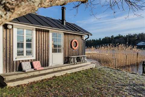 A Waterside Swedish Summer season Cottage with a Sauna