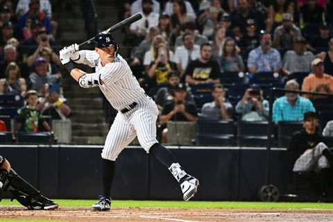 Photo Shows Aaron Judge Taking Some Powerful BP