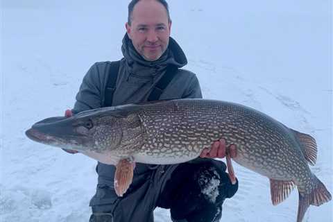 Wisconsin Ice Fisherman Catches a Northern Pike on Mille Lacs to Tie Minnesota State-Record