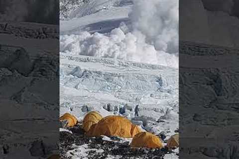 Everest Avalanche Almost Crashes Into Climbers Camp In Nepal