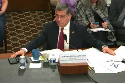 Biden’s HHS Secretary Xavier Becerra Admits His Department Has Been Illegally Spending Unauthorized ..