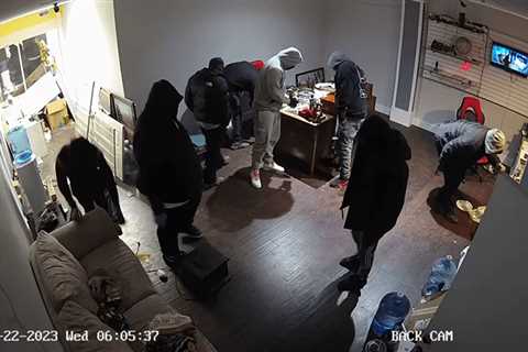 Videos show 11 people allegedly break into East Bay gold dealer business