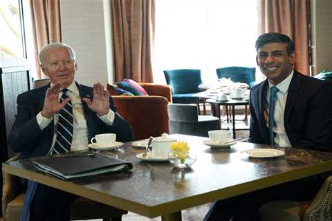 President Joe Biden says he’s ‘here to listen’ as he meets Rishi Sunak in Northern Ireland to mark..