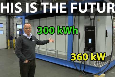 Elywhere’s semi-portable 360 kW fast charger with 300 kWh local battery storage