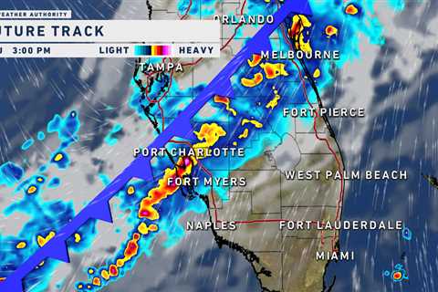 Strong storms move across Southwest Florida