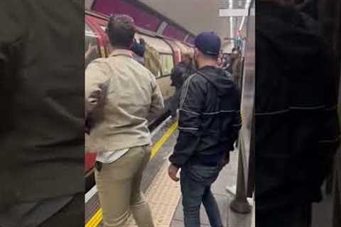 Passengers on London underground panic after fire alert