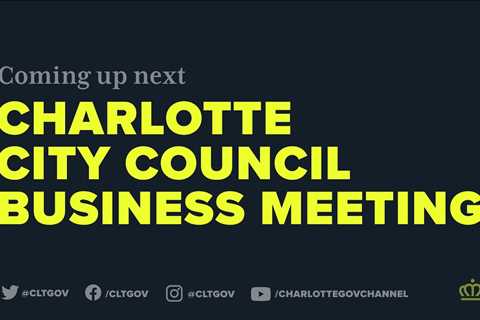 Charlotte City Council Regular Meeting – May 8, 2023