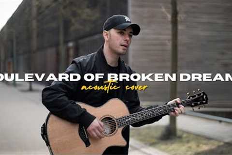 Green Day - Boulevard Of Broken Dreams (Acoustic Cover by Dave Winkler)