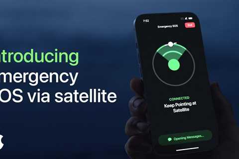 Introducing Emergency SOS via satellite | Apple