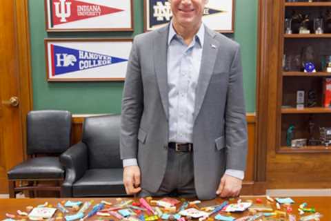 Todd Young from Indiana is the new candy king of the US Senate