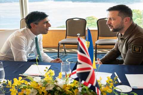 Rishi Sunak vows Britain’s support for Ukraine will ‘never waver’ as he meets President Zelensky