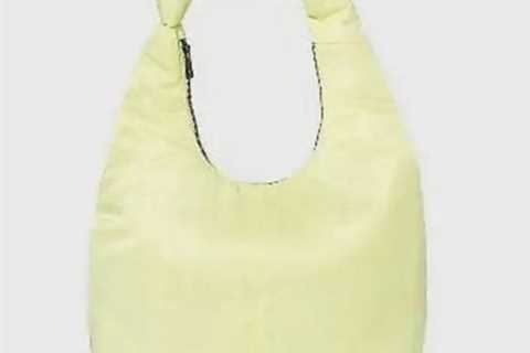 Yellow Knotted Puffer Bag – The Woodlands Texas Clothes & Accessories For Sale