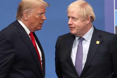 Donald Trump and Boris Johnson chat Ukraine over dinner – POLITICO