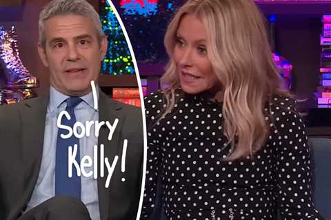 Kelly Ripa Says Andy Cohen Sent Her A Potential Hookup’s D**K PIC While She Was At Work!!!