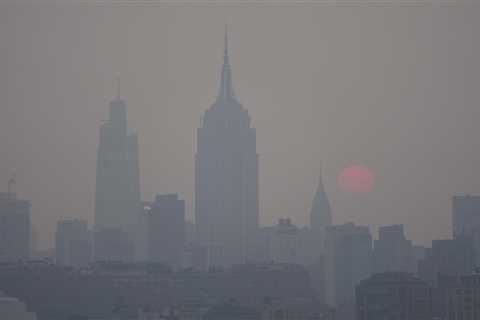 Climate change ‘is here’: NY officials warn of health impacts from Canada wildfire smoke