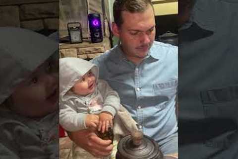 Sneaky baby vs dads drink