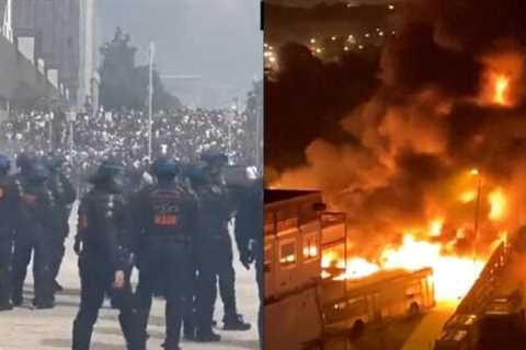 France in the Grip of Anarchy: Cities Transformed into War Zones Amidst Chaos – 40,000 Officers..