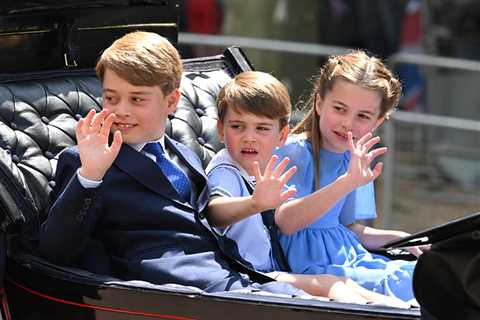 Prince George, Princess Charlotte, And Prince Louis Played A Starring Role In The Trooping The..