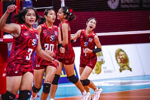 THAILAND EDGE OUT KAZAKHSTAN 3-2 ON DAY 2 OF ASIAN WOMEN’S U16 CHAMPIONSHIP