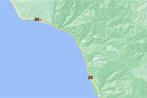 Sinkhole causes full closure of Hwy-1 in Monterey County