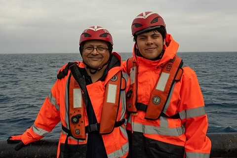 Chilling final photo shows father & son Titanic sub victims moments before they descend on doomed..