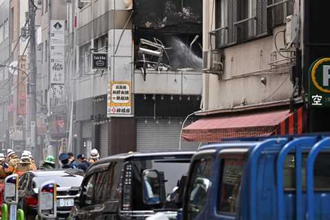 Blast, Fire At Tokyo Building, 4 Injured