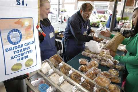 Farmers markets are downsized for safety reasons due to the virus