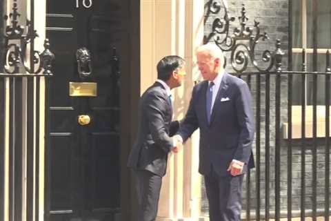 Rishi Sunak welcomes Biden to No10 for crunch talks on Ukraine before US President’s meeting with..