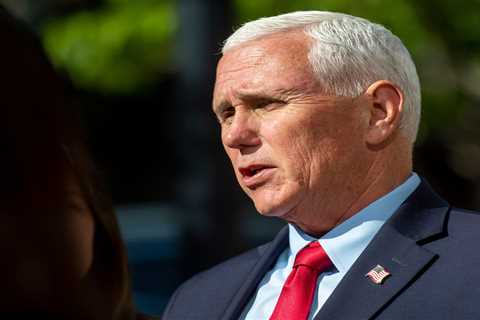 Mike Pence speaks in Evansville about abortion, the media and Biden’s age